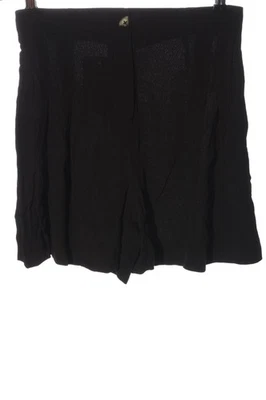 ZARA Short taille haute Dames Pantalon court T EU 36 noir style décontracté - Photo 1/4