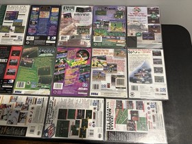 Sega Saturn Console Lot Of 16 Games In Cases, Controller & Hookups Tested Works!