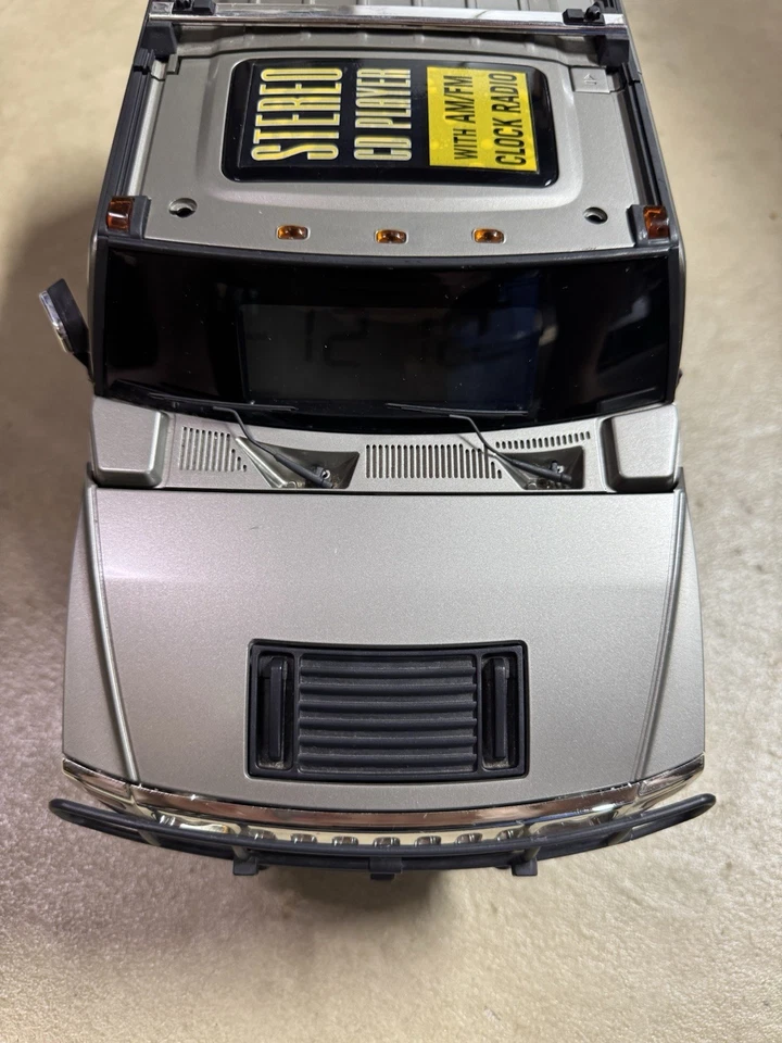 Sharper Image GM Hummer H2 Suv CD Stereo Alarm ~ TESTED/WORKING RARE + VINTAGE - Image 3 of 4