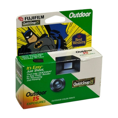 Fujifilm QuickSnap 15 BATMAN Disposable 35mm Camera-15 Exposures  EXP 1999