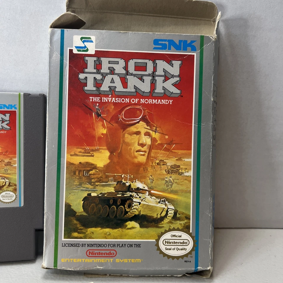 Iron Tank -- NES Nintendo Game Original Box Complete CIB with Manual. Vintage - Image 2 of 4