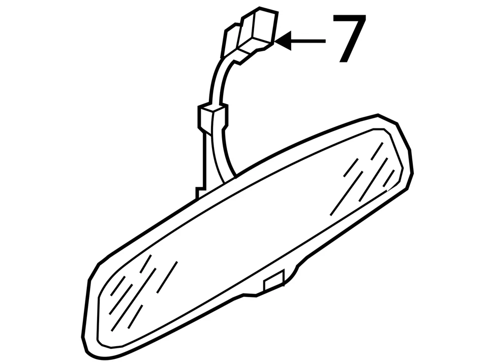 Espejo retrovisor atenuación automática con brújula para 12-18 AUDI A8 2055077 Foto 4 de 4