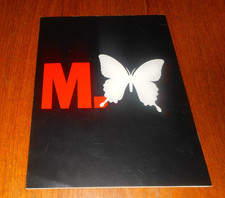 M. Butterfly  Broadway Show  1989  Souvenir Program by David Henry Hwang