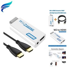 SNLLMZI Wii to HDMI Adapter Converter with 3.5mm Audio Jack  1080p 720p HDMI...