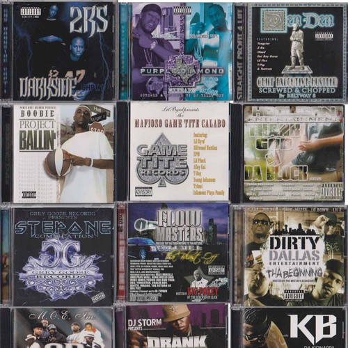 !@#$ Texas Oklahoma Dallas Houston Tulsa OKC G-Funk Rap 4 (Build A CD Lot) !@#$