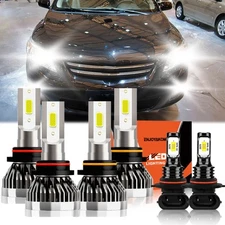 For Toyota Corolla 2005-2008 Combo LED Headlights High Low Beam Fog Lights 6000K