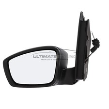 Wing Door Mirror Seat Mii 2012-2019 Cable Adjust Black Cover Passenger Side Left