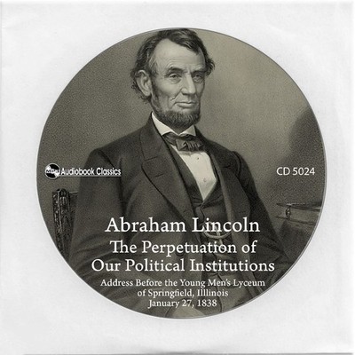 The Lyceum Address - Unabridged MP3 CD Audiobook in paper sleeve