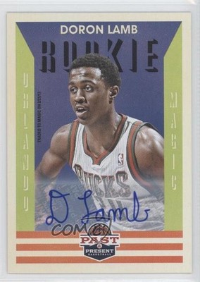 2012-13 Panini Past & Present Signatures Doron Lamb #174 Rookie Auto RC 9sq