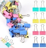 100 StüCk Foldback Klammern 25Mm Foldback Klammern Metall Binder Clips