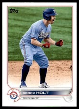 2022 Topps Brock Holt Texas Rangers #113
