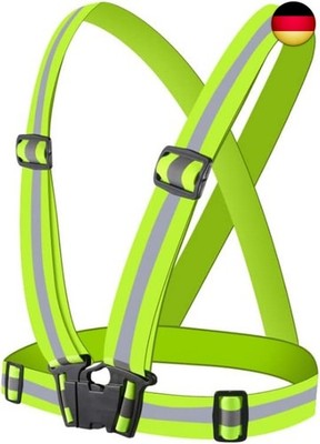 1 x high visibility vest, bicycle safety vest, reflective vest, running vest, bi