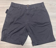 Carhartt Force Relaxed Fit Work Shorts Men  s Size 34 Dark Gray Cargo BS196-M