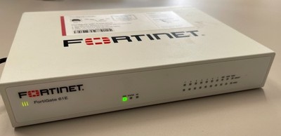 Fortinet FortiGate-61E FGT-61E Firewall mit Netzteil