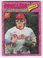 2026 Topps Heritage #357 Harrison Bader Chrome Pink Sparkle Refractors