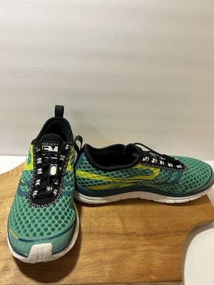 Pearl Izumi E:Motion Tri N 2 Gumdrop Green/Blue Shoes Sneakers Size 7.5 EUC