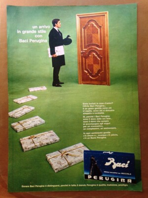 Advertising 60s-70s Kisses Perugina Washing Machine Rex Washing Machine