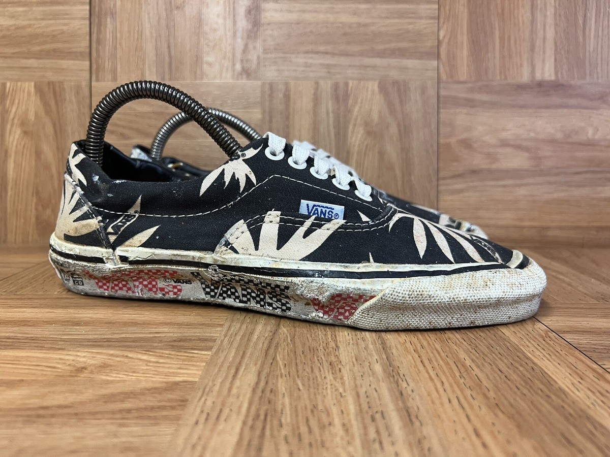 VANS made in usa ヴィンテージ　authentic era Vintage🔥 VANS NOSS Made in USA Sz 7.5 Men's Peace Leaf