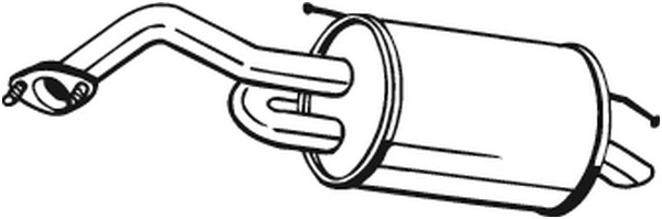 Bosal 128-001 EndschalldÄMpfer FÜR Chevrolet Daewoo-image