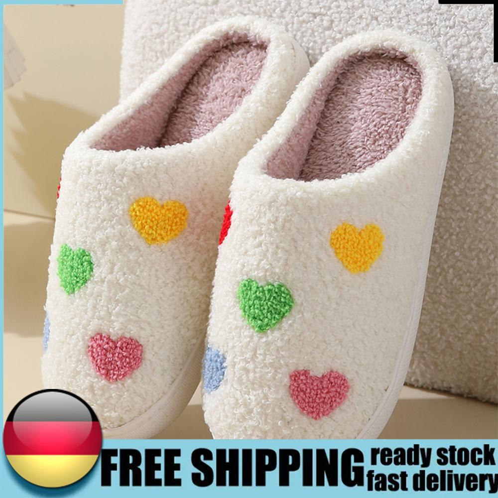 APL Pantofole Cuore Peluche Pantofole Cuore Fuzzy Comode Carine Pantofole per Inverno