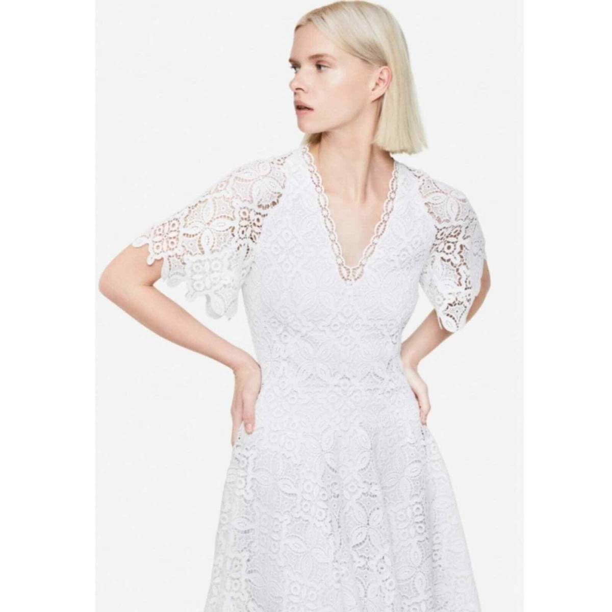Jonathan Simkhai Amelia Guipure Lace Dress | eBay