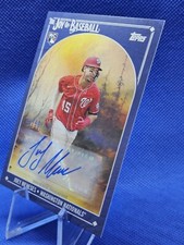 2023 Topps X Bob Ross The Joy of Baseball  #98 Joey Meneses (RC) Navy Auto 25/50