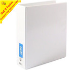 <!--F#f_0-->NEW Bantex Insert Binder 2D RING 50mm A4 White Folder FREE POST<!--F/-->