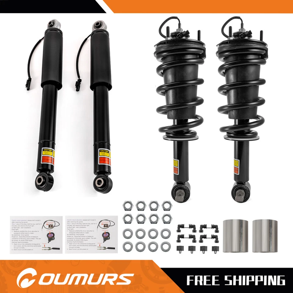 4x Front + Rear Shock Strut Assys Magneride for GMC Sierra 1500 Denali 2015-2018 - Изображение 2 из 4