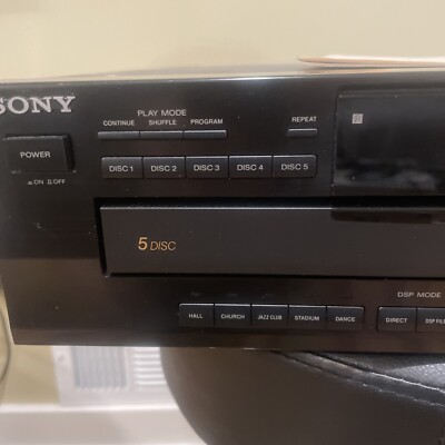 Sony CDP-C535 5 Disc CD Player Exchanger Hybrid Pulse D A
