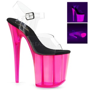 pleaser heels pink