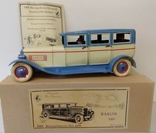 Vintage Tin Wind-up DBS Germany BARON 540 Limousine with Chauffeur Passenger