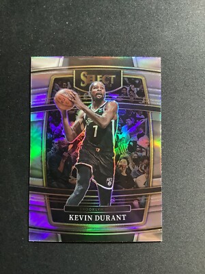 Kevin Durant Silver Prizm 2021-22 Panini Select Concourse Suns Thunder Nets #50