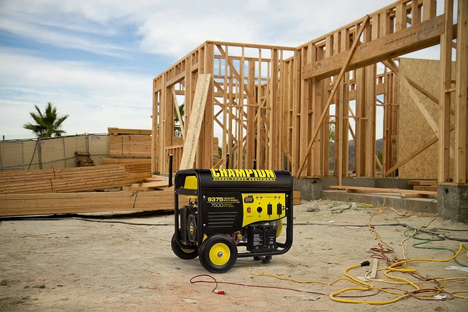 Champion 9,375-W Portable RV Ready Gas Powered Generator w/ Remote Start Home RV - Image 4 of 4