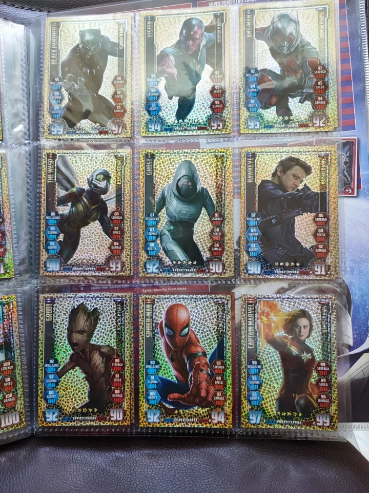 Juego completo Topps Marvel Infinity Saga 2021 Avengers Hero Attax 258 cartas completas Foto 3 de 4