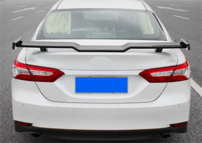 Rear Trunk Spoiler ABS Universal For Mercedes-Benz E-Class Sedan Black TRD Style