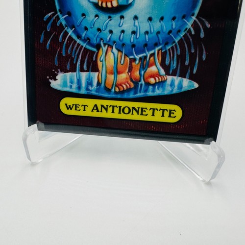 2023 Topps Garbage Pail Kids Chrome 6 Black Refractor 254b Wet ANTIONETTE 92/99 - Picture 4 of 7