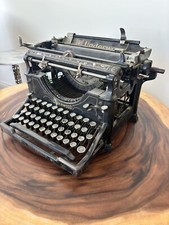 VINTAGE UNDERWOOD NO. 5 MANUAL TYPEWRITER 1920's Steampunk As Is thumbnail