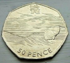 50p Coin 2012 Olympic Aquatics Swimming 2011 @@LOOK@@####