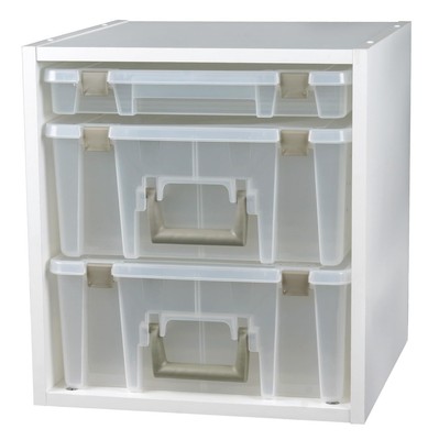ArtBin 6855SC Super Satchel Cube - 15.5 x 16.75 x 15.625 in. Arts and Crafts ...