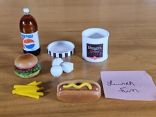 TYCO Kitchen Littles COMPLETE Lunch Fun Set 1995