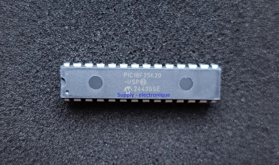 ⚡ 3x Microcontrôleurs Microchip : PIC 18F - SPDIP-28 / PDIP-40 : NEUF ⚡ - Photo 2/4