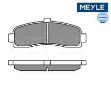 Brake pad set, disc brake Meyle 0252162615 for Nissan