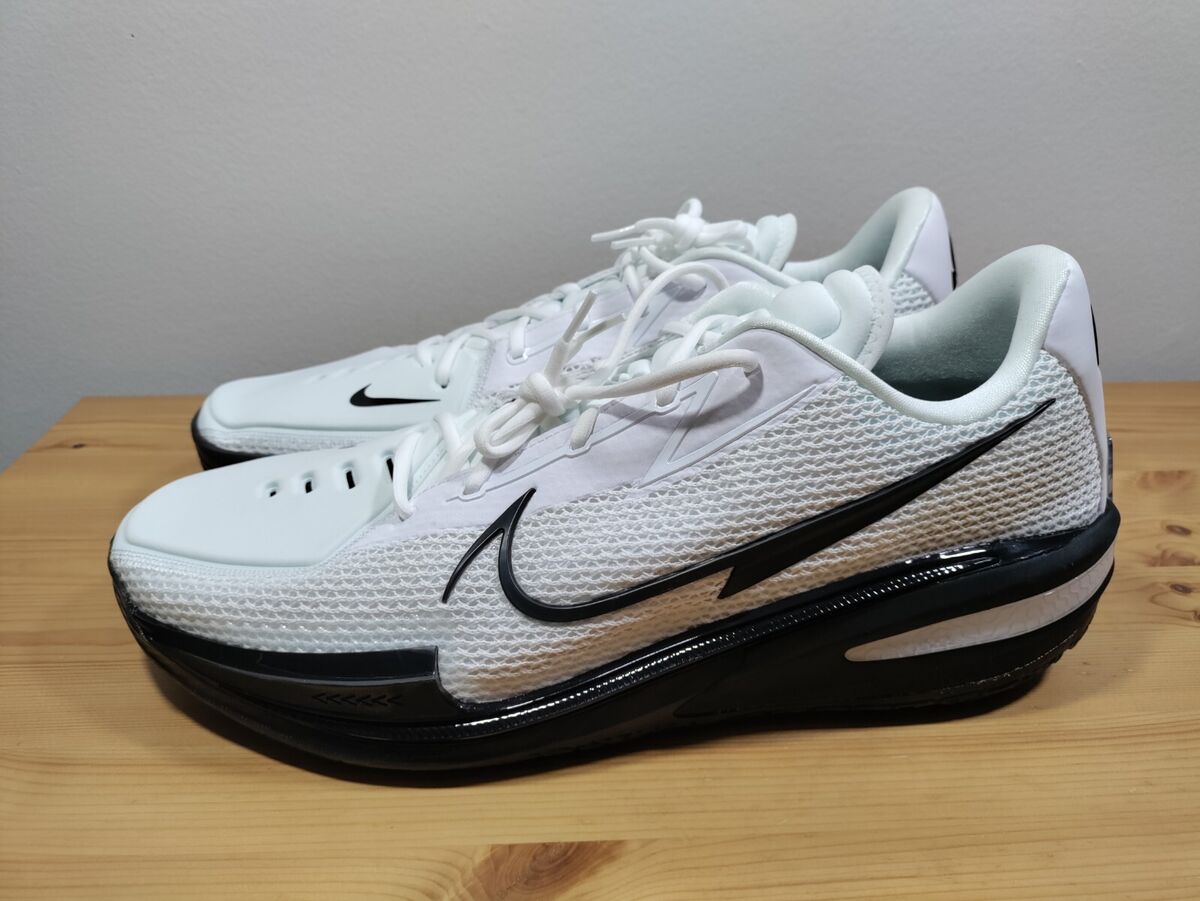 Men Nike Air Zoom GT Cut TB White Black Sneaker Limited Rare Men Nike Air Zoom GT Cut TB White Black Sneaker Limited Rare