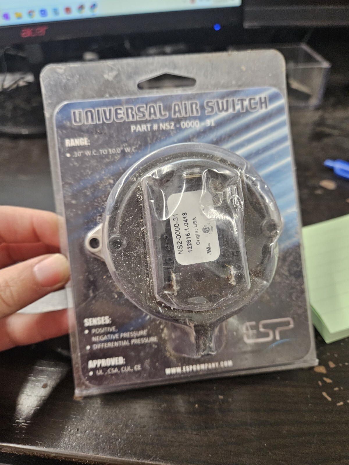 ESP Energy Saving Products Universal Air Switch NS2-0000-31