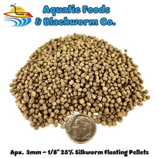 5-lbs 3mm 25% Silkworm Color Enhancing Floating Pellets Koi & Pond Fish