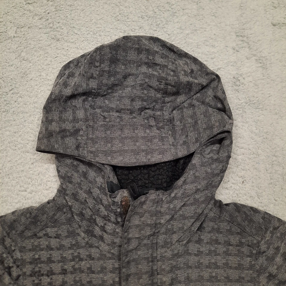 686 Manual Snowboard Jacket Women Size Medium Grey Full Zip Hooded Insulated - Image 4 of 4