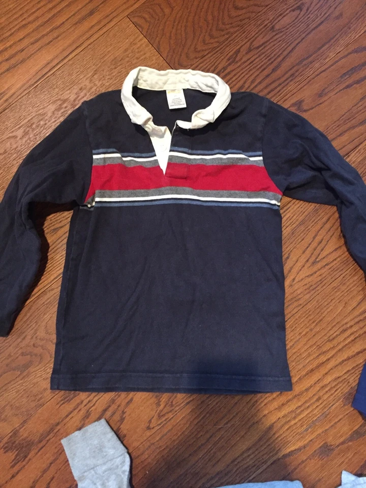 Lote de 3 camisas de manga larga para niños talla 4T Gymboree Old Navy descoloridas gloria usadas en excelente estado Foto 4 de 4