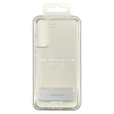 Original Genuine SAMSUNG Galaxy S21 FE 5G Official Clear Standing Cover Case