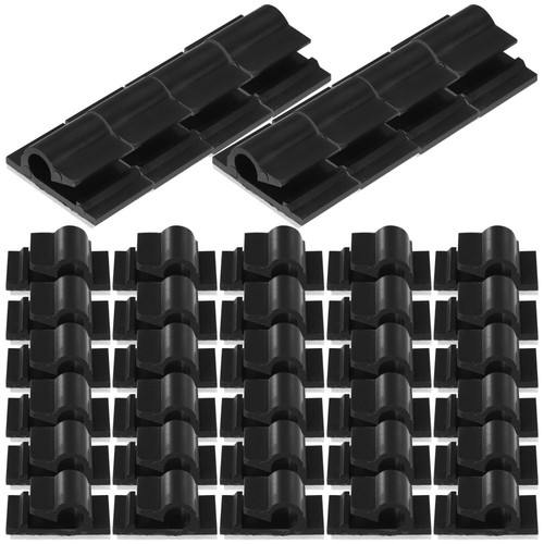 50 Pcs Linecard Klemmen Kabel Halter Selbstklebender Kabelhalter - Photo 10/12