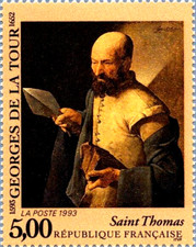 TIMBRE France 1993 N° 2828 ** ( Tableau de Georges de La Tour ) TBE